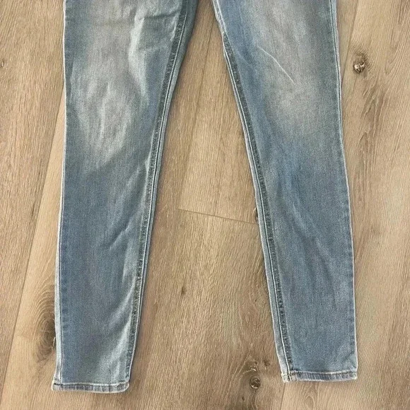 Old Navy Womens High-Waisted Rockstar Super-Skinny Jeans Cara Blue Size 6 Tall - Picture 3 of 12